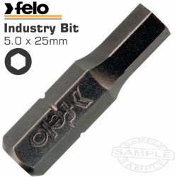 FELO ALLEN/HEX 5.0 X 25MM BULK INS.BIT