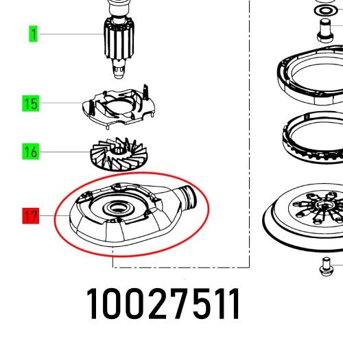 BEARING COVER ETS 150 ET-BT