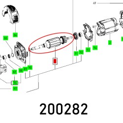 ARMATURE LHS 225 EQ 230V