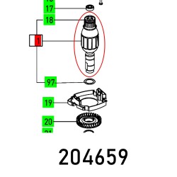 ARMATURE  OF 1400 230V