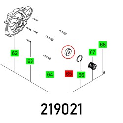 BALL BEARING 6300 DDU DIN 625