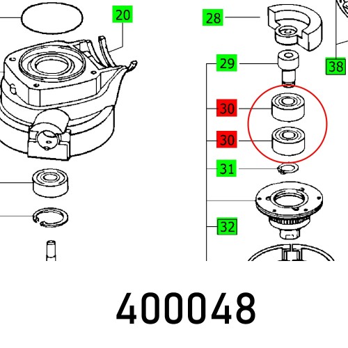 BALL BEARING 6001 RS/Z DIN 625 C3