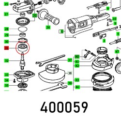 BALL BEARING 6302 2RS DIN 625