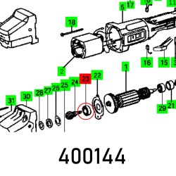 BALL BEARING 6000 2RSD TVH 254.442