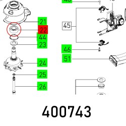 BALL BEARING 6003 ZDU C3E MA7S