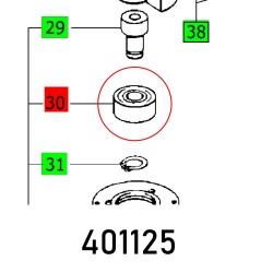 BEARING 3001BRSRRSDTNGCA52NN8MMA