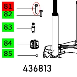 FLAT HEAD SCREW DIN 85-M5X30-4.8-LONG