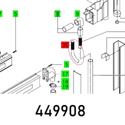 GUARD HOSE MKV-PG 21 1000 MM LG.