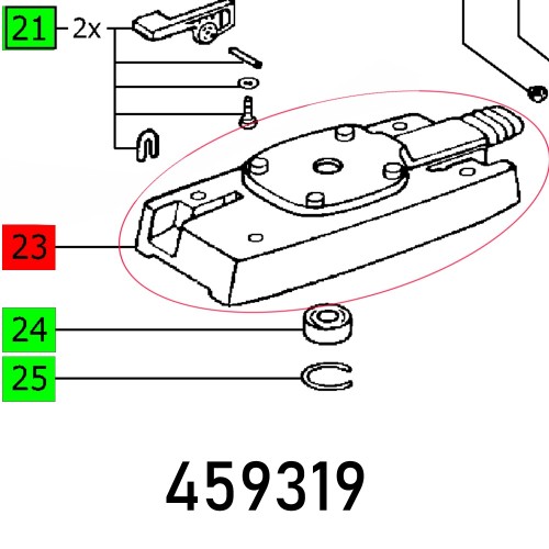 BEARING COVER RS 200