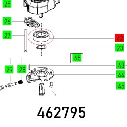 BALL BEARING 6003 DDW CM DIN 625 NSK