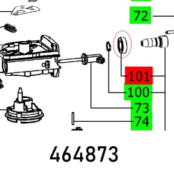 BEARING DF 500 Q NSK 6901 VV C3