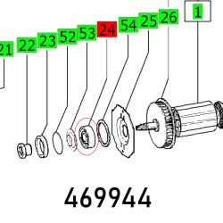 BALL BEARING 6000 DDU-C3 305.286