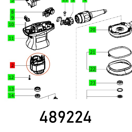 AFIELD COIL ES 125 ET-GR. 230V