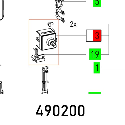 SWITCH PS 300 EQ- OFK 500 - OFK700 - MFK700 - JSP120