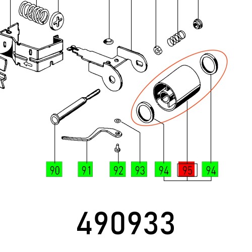 ADJUSTING ROLL ET-TEIL BS 105 E