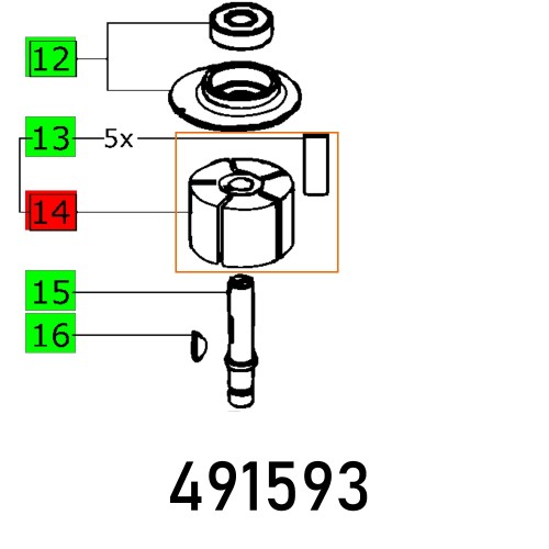 ROTOR LEX 2 185/7 ET-BG