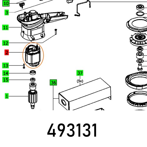 FIELD COIL ES 150/3/5 E ET-BG