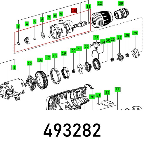 GEAR SHAFT TDK