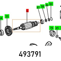 ARMATURE 230V AP 85 EB