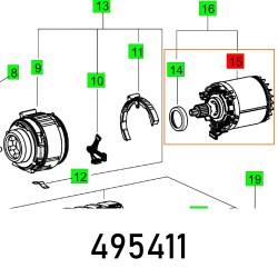 MOTOR PDC/DRC 18 ET-BG