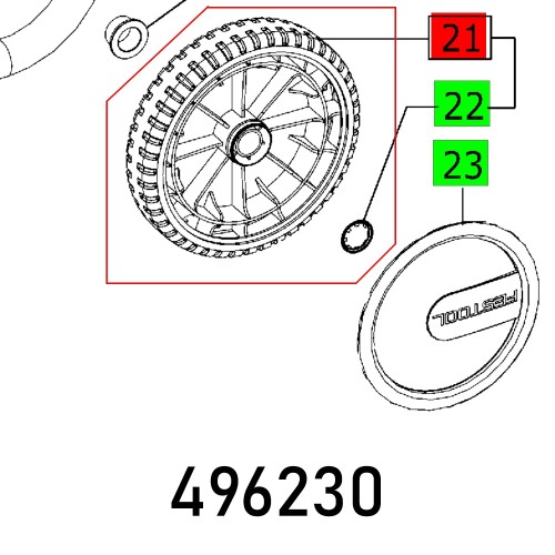 WHEEL ET-BG CT26/36