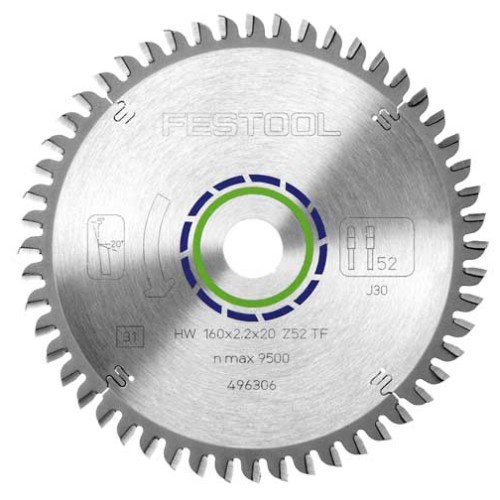 FESTOOL SPECIAL SAW BLADE 160X2,2X20 TF52 496306