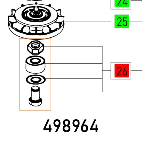 BEARING BOLT ETS 150/5 E ET-BG