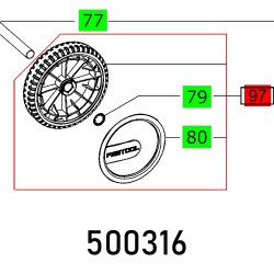 WHEEL CT 26/36 ET-BG