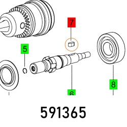 FEATHER KEY EV 16
