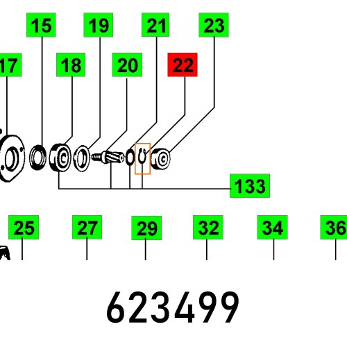 SECURING RING 11 DIN 471