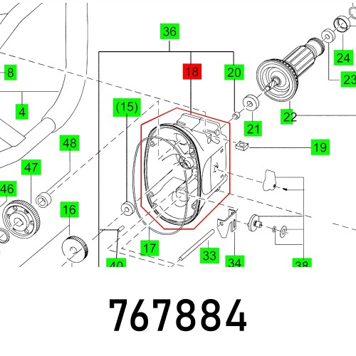 BEARING COVER MX 1600/2 EQ DUO