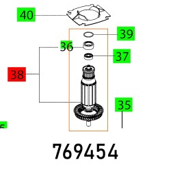 ARMATURE SET RG 150 E-PLUS ET BG