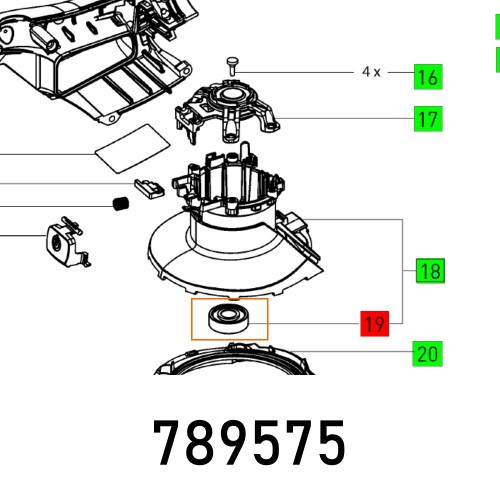 BALL BEARING 6000 DDU-C3 D8S L (NSK)