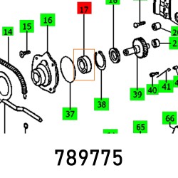 BALL BEARING 6202 2RS DIN 625