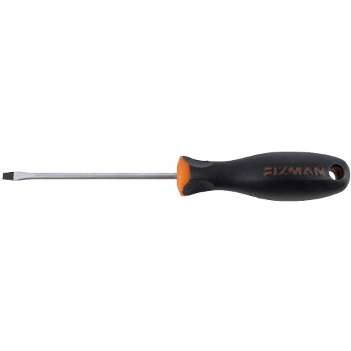 FIXMAN S/DRIVER SLOTTED 3X0.5X75MM CRV WITH ERGONOMIC HANDLE