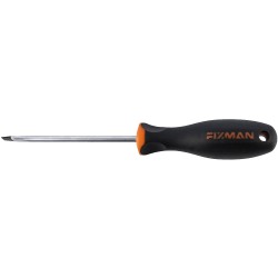 FIXMAN S/DRIVER SLOTTED 5.5X1X100MM CRV WITH ERGONOMIC HANDLE