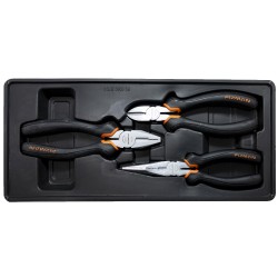 FIXMAN 3-PC PLIERS SET (COMBINATION 8"NCUTTING 7.5" LONG NOSE 8")