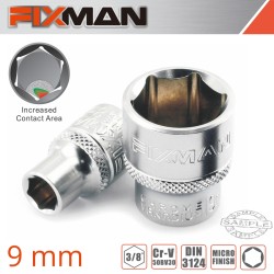 FIXMAN 3/8" DRIVE HEX SOCKET 9MM