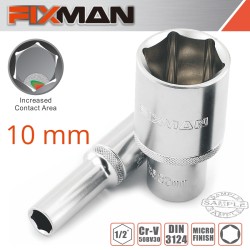 FIXMAN 1/2" DR DEEP SOCKET 10MM