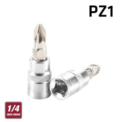 FIXMAN 1/4" DR.BIT SOCKET PZ1 POZI SCREWDRIVER BIT