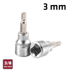 FIXMAN 3/8" DR.BIT SOCKET 3MM HEX ALLEN H3