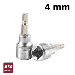 FIXMAN 3/8" DR.BIT SOCKET 4MM HEX ALLEN H4