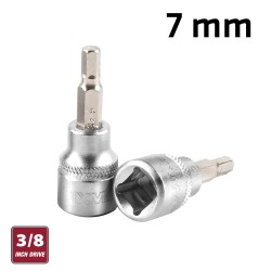 FIXMAN 3/8" DR.BIT SOCKET 7MM HEX ALLEN H7