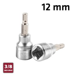 FIXMAN 3/8" DR.BIT SOCKET 12MM HEX ALLEN H12