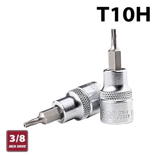 FIXMAN 3/8" DR.BIT SOCKET T10H TORX SECURITY