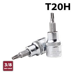 FIXMAN 3/8" DR.BIT SOCKET T20H TORX SECURITY