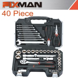 FIXMAN SOCKET TOOL SET 40PC 1/2" DRIVE