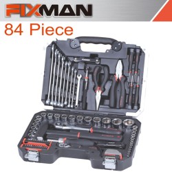 FIXMAN SOCKET TOOL SET 84PC 1/4"&1/2" DRIVE