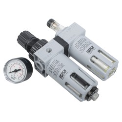 FILTER REGULATOR LUBRICATOR 1/4" WITH AUTO DRAIN