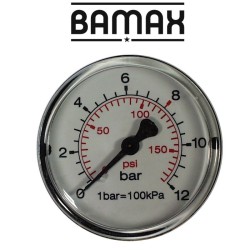 PRESSURE GAUGE 50MM 1/8 REAR